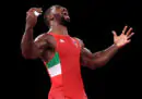 L'italiano Abraham Conyedo ha vinto la medaglia di bronzo nella lotta libera maschile 97 kg