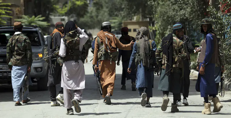 Talebani a Kabul (AP Photo/Rahmat Gul)