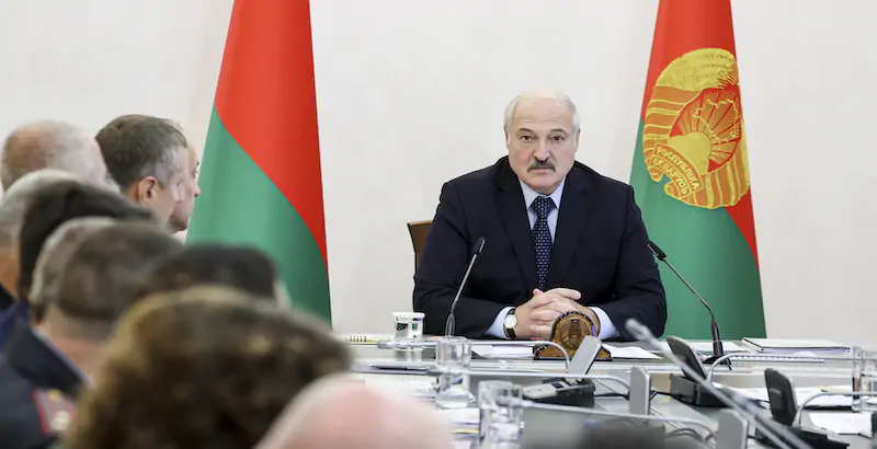 Alexander Lukashenko (Maxim Guchek/BelTA, Pool Photo via AP)