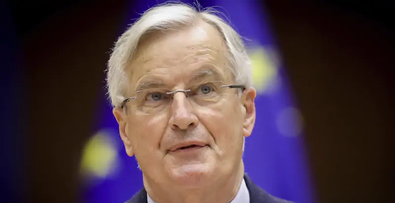 Michel Barnier (Olivier Hoslet, Pool via AP)