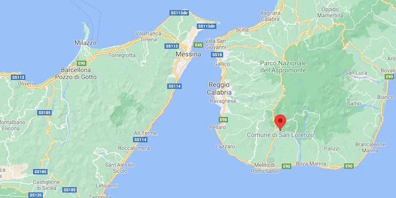 Dove si trova San Lorenzo, in provincia di Reggio Calabria
