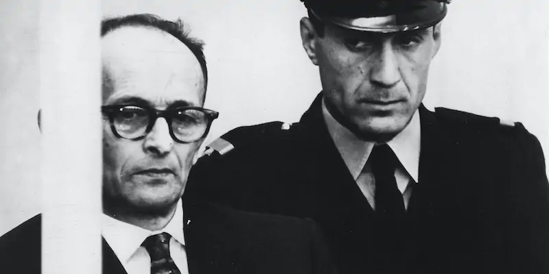 Eichmann durante il processo contro di lui (AP Photo/Str)
