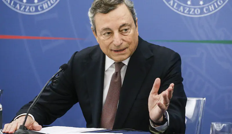 Il presidente del Consiglio, Mario Draghi (Fabio Frustaci/LaPresse/POOL Ansa)