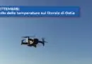 I «futuristici» controlli della temperatura con un drone sulle spiagge di Ostia