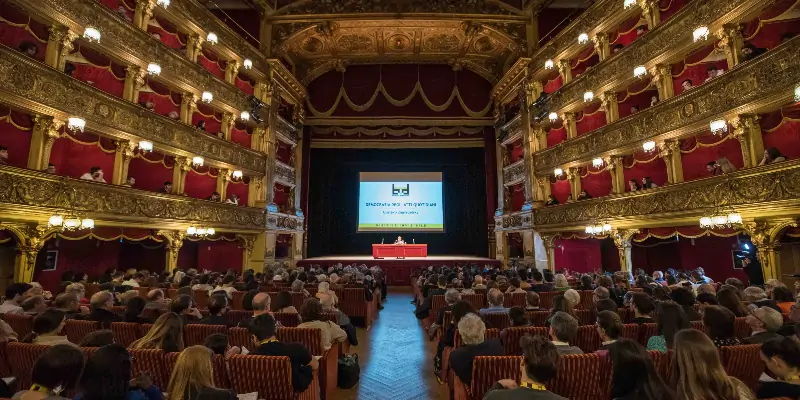 Un evento della sesta edizione della Biennale Democrazia (2019) al Teatro Carignano di Torino
 (Fabio Miglio)