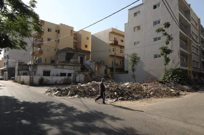 Un palazzo distrutto dall'esplosione del 4 agosto 2020 (Marwan Tahtah/Getty Images)