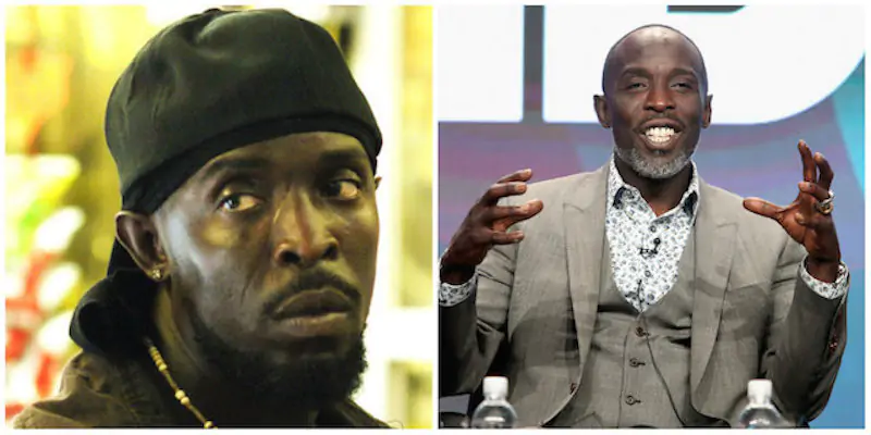 Michael K. Williams come Omar Little e a Beverly Hills nel 2016 (Frederick M. Brown/Getty Images)