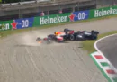 Il video dell'incidente tra Verstappen e Hamilton al Gran Premio d'Italia di Formula 1