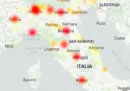 La rete TIM sta avendo problemi in diverse parti d'Italia