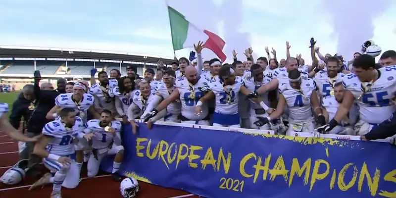 L’Italia ha vinto gli Europei di football americano