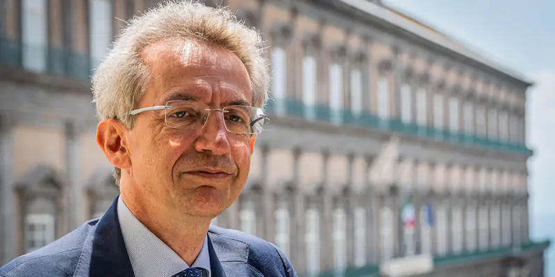 L’ex ministro Gaetano Manfredi, Napoli 7 giugno 2021 (ANSA/CESARE ABBATE/)