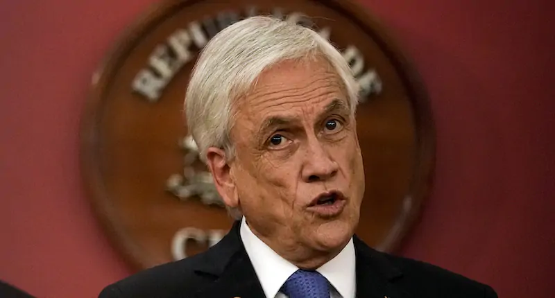 Il presidente del Cile Sebastián Piñera (AP Photo/Esteban Felix)