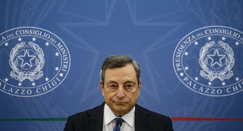 Mario Draghi (Fabio Frustaci/LaPresse)