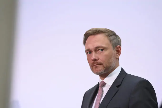 Il leader dell'FDP Christian Lindner (Sebastian Kahnert/dpa via AP)