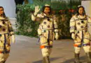 La Cina ha inviato tre astronauti sulla sua nuova stazione spaziale