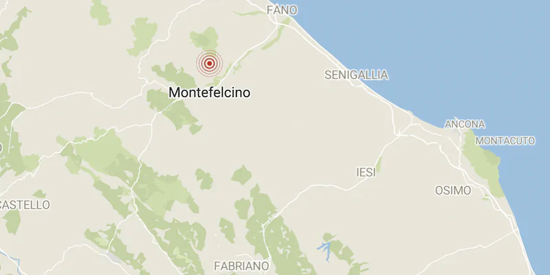 C'è stato un terremoto di magnitudo 4.3 nella zona di Pesaro e Urbino, nelle Marche