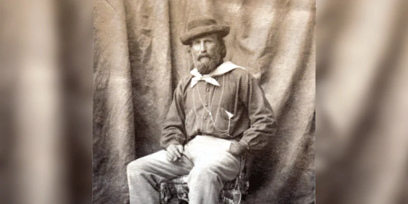 Una foto di Garibaldi in tarda età (Wikimedia Commons, data e autore sconosciuti)