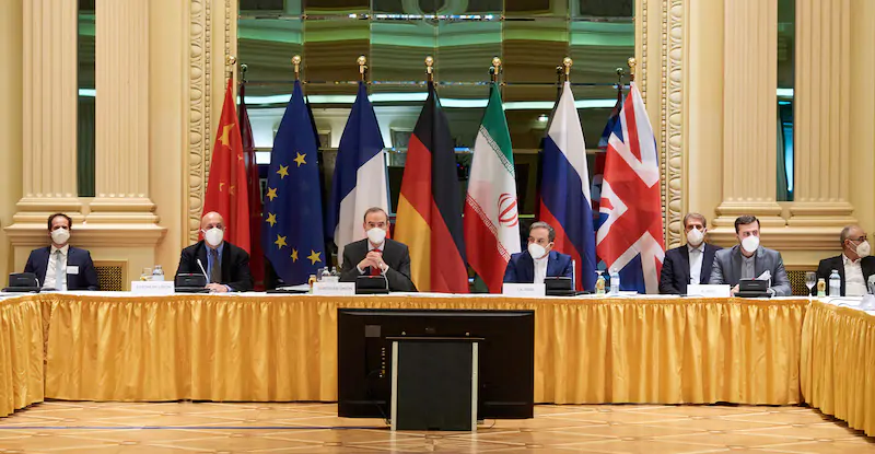 I negoziati a Vienna lo scorso aprile (EU Delegation in Vienna via Getty Images)