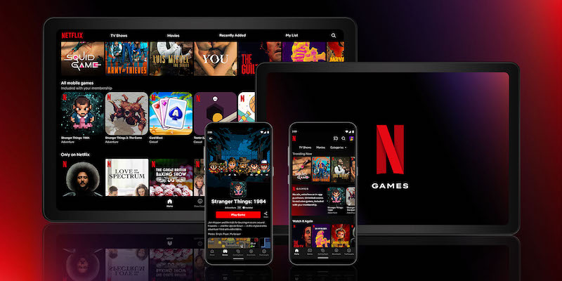 Netflix has started distributing video games to smartphones