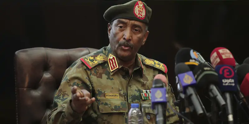 Abdel Fattah al Burhan, il generale che ha guidato il colpo di stato in Sudan (AP Photo/Marwan Ali)