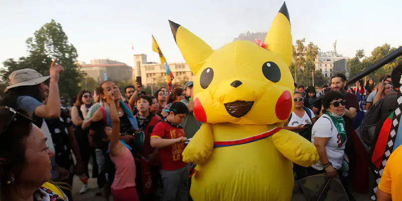 Dal costume di Pikachu all'Assemblea costituente cilena