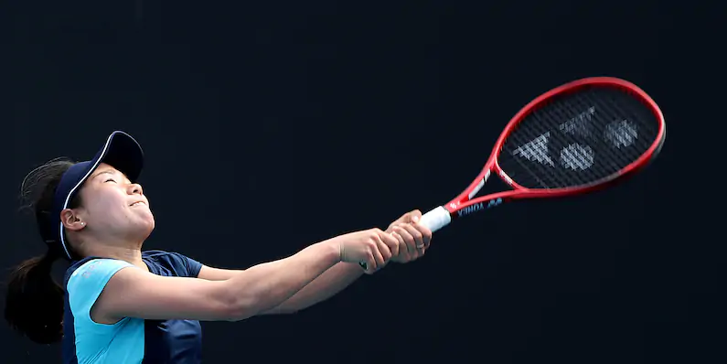Peng Shuai agli Australian Open, Melbourne, 21 gennaio 2020 (Mark Kolbe/Getty Images)