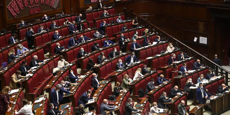 Camera dei Deputati, Roma, 8 settembre 2021 (ANSA/RICCARDO ANTIMIANI)