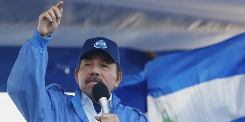 Il presidente del Nicaragua Daniel Ortega (AP Photo/Alfredo Zuniga)