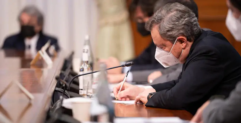 Mario Draghi (ANSA/ UFFICIO STAMPA PALAZZO CHIGI/ FILIPPO ATTILI)