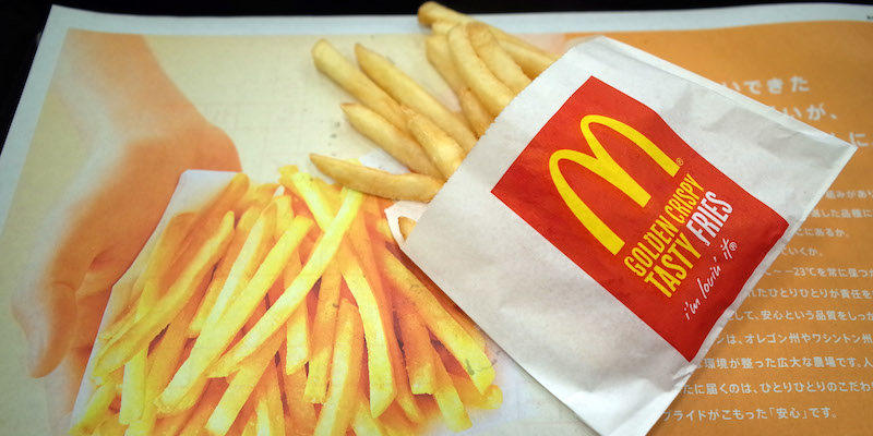 McDonald’s tem um problema de batata frita no Japão