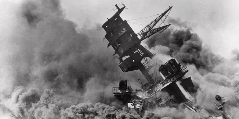 Una foto dell'attacco a Pearl Harbor (AP File Photo)