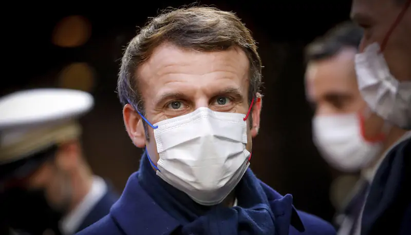 Il presidente francese, Emmanuel Macron (Stephanie Lecocq, Pool Photo via AP)