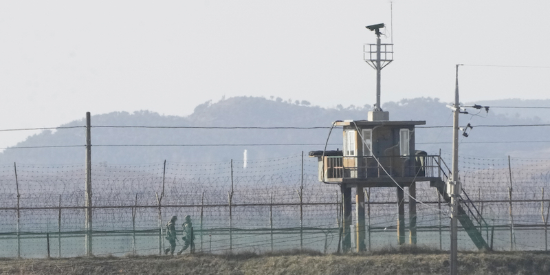 Someone illegally crossed the South Korean border to enter North Korea, which is a rare occurrence