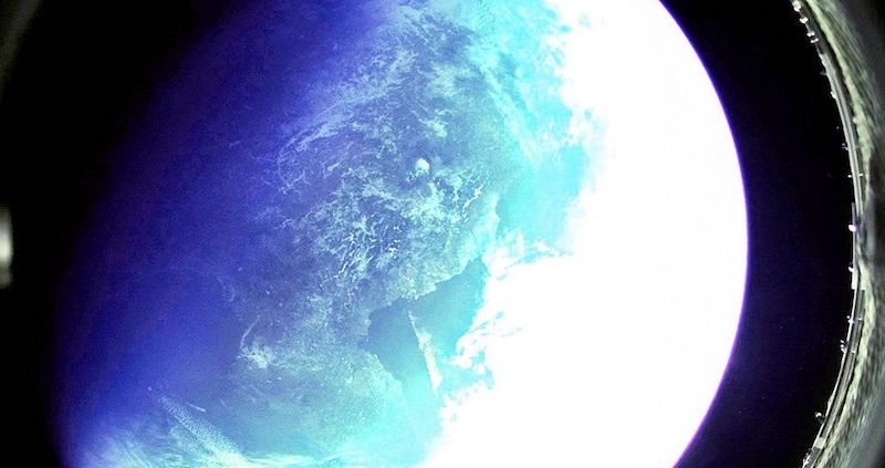 Pictures of Earth taken by a North Korean missile launched into space