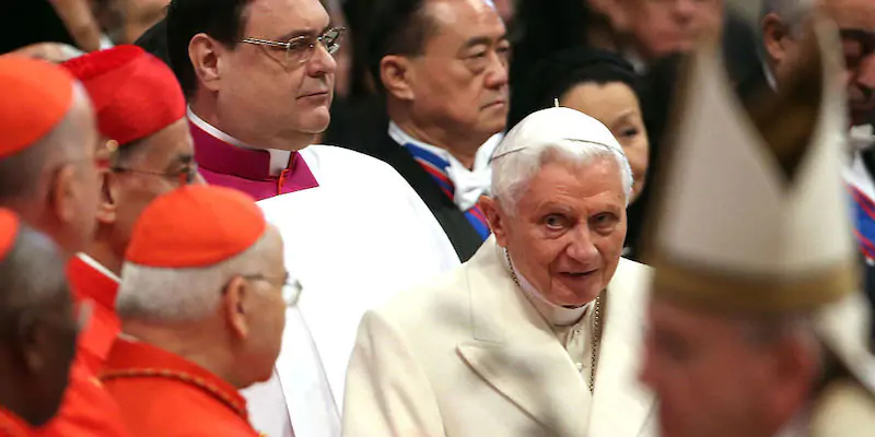 Il papa emerito Benedetto XVI nel 2015 (Franco Origlia/ Getty Images)