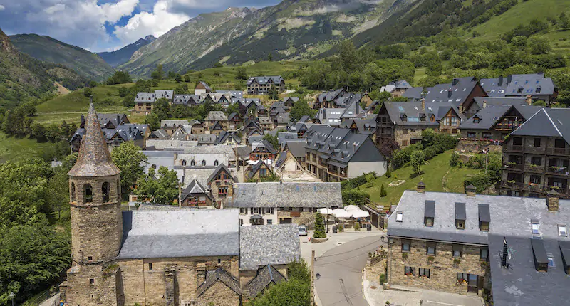 La cittadina di Bagergue, in Val d'Aran (Sergi Reboredo/ ZUMA Press Wire, ANSA)