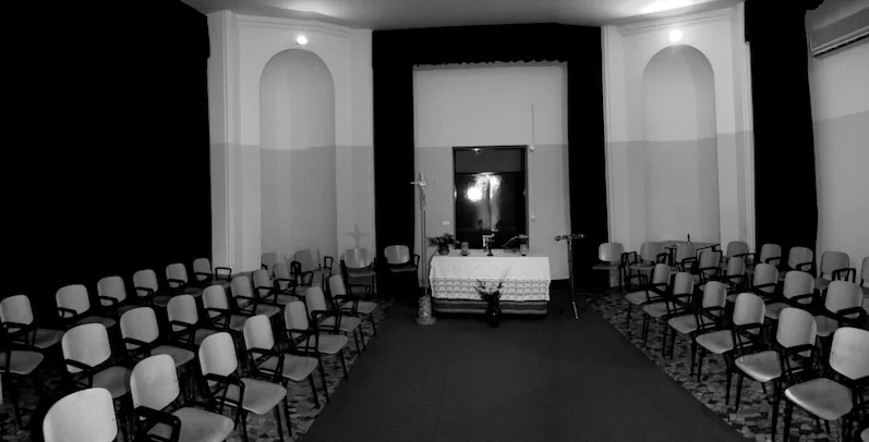 La sala del commiato di Padova (Richard Brown)