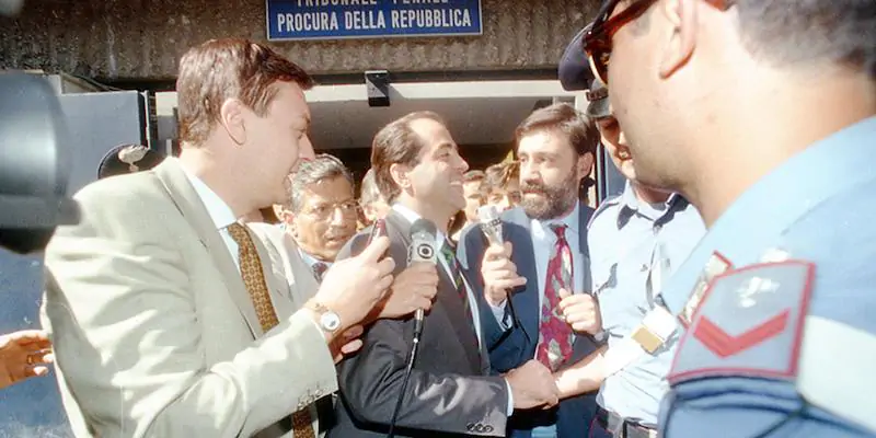 Antonio Di Pietro nel 1992 (ANSA)