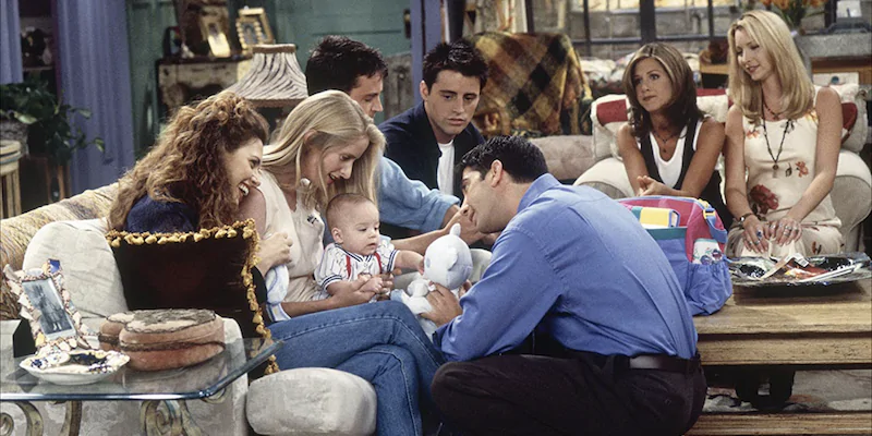 Una foto della seconda puntata della seconda stagione di “Friends” (IMDb)