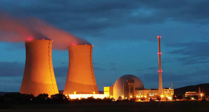 La centrale nucleare di Grohnde, in Germania, è stata spenta il 31 dicembre 2021 (Thomas Starke/Getty Images)