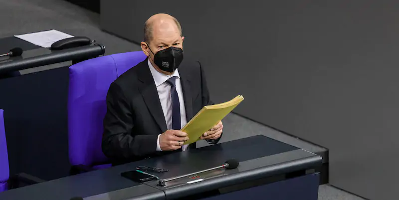 Il cancelliere Olaf Scholz (Omer Messinger/Getty Images)