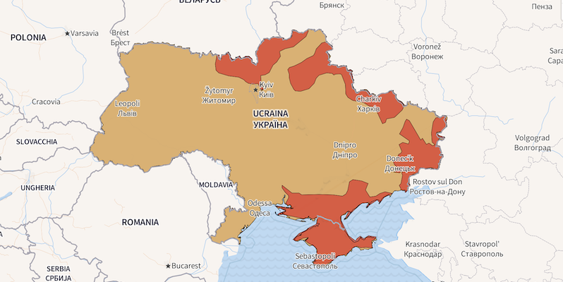 La Mappa Aggiornata Dell invasione Russa In Ucraina Il Post