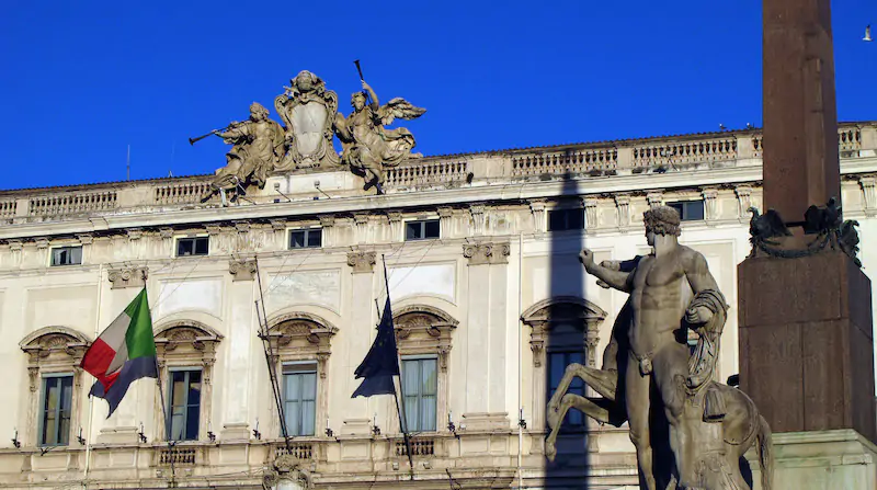 Il Palazzo della Consulta a Roma, sede della Corte Costituzionale (ANSA/CLAUDIO ONORATI)