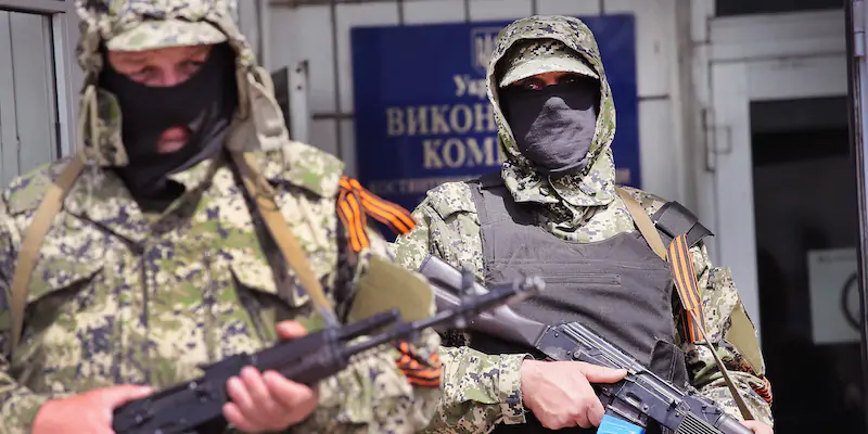Miliziani filorussi nel Donbass (Photo by Scott Olson/Getty Images)