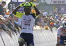 La vittoria di Biniam Girmay, eritreo, in una classica del ciclismo
