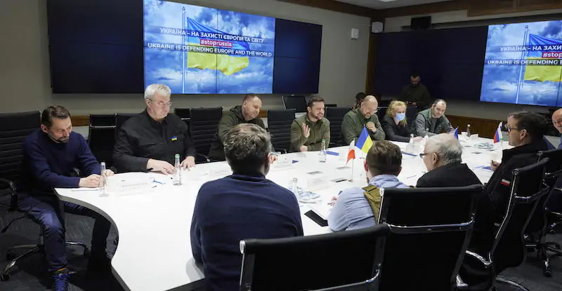 La notevole visita dei tre leader europei a Kiev