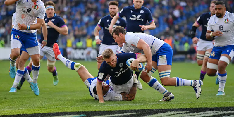 Italia-Scozia del torneo Sei Nazioni di rugby è finita 22-33