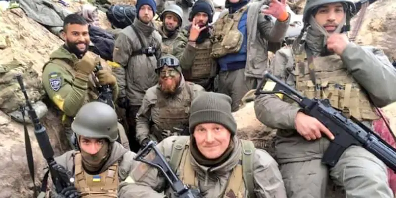 Volontari stranieri della Legione di difesa ucraina