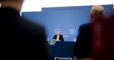 La domanda da farsi sul gas russo e la pace, secondo Mario Draghi