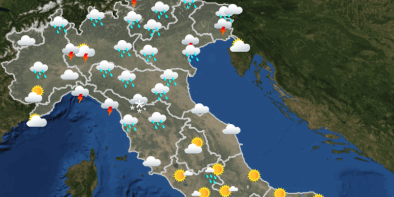 Le previsioni meteo per domenica 24 aprile